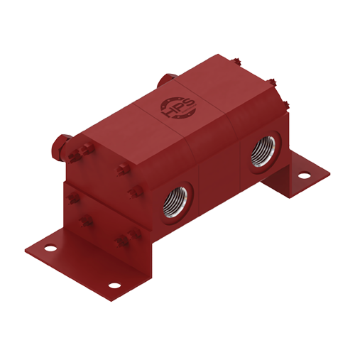 Geared Rotating Flow Divider, Type DR 1-2 / 2-2